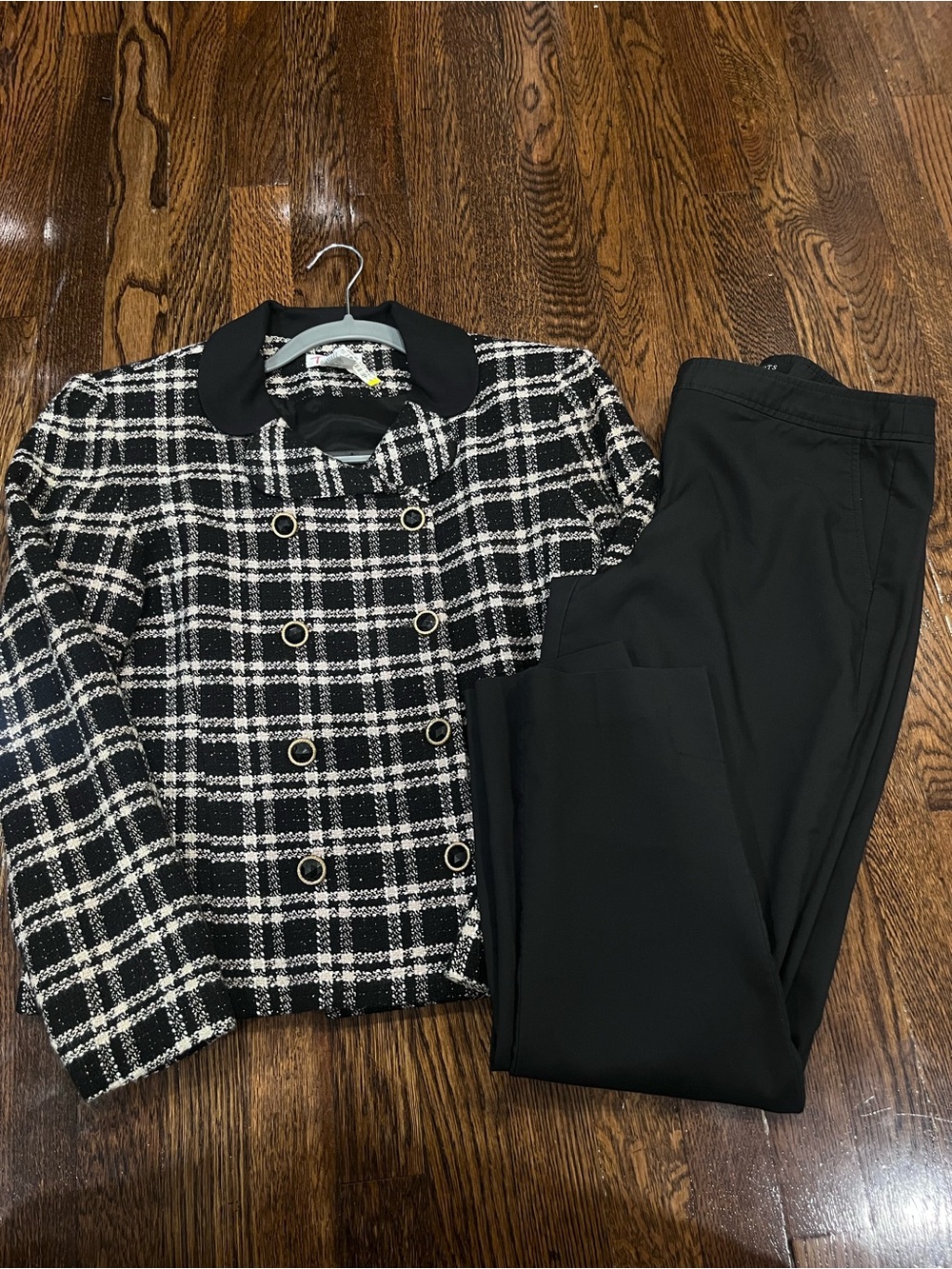 Talbots Black Petite pants with blazer